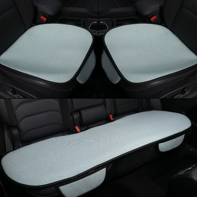 Cushion, Universal for All Seasons, Seat cushion, seat cover - fruit-green-three-piece-set