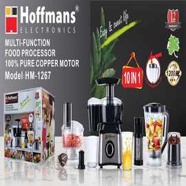 出口Hoffmans 加工机1267 10 in1 Multi-Function Food Processor