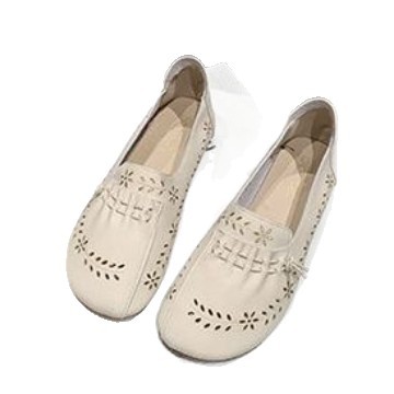 2026 nuevo verano transpirable y cómodo con una base suave con un zapato ligero zapatos de frijol antideslizantes zapatos de moda de mujer