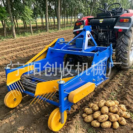 红薯收获机四轮拖拉机带薯类药材收获机土豆地瓜胡萝卜洋芋收获机