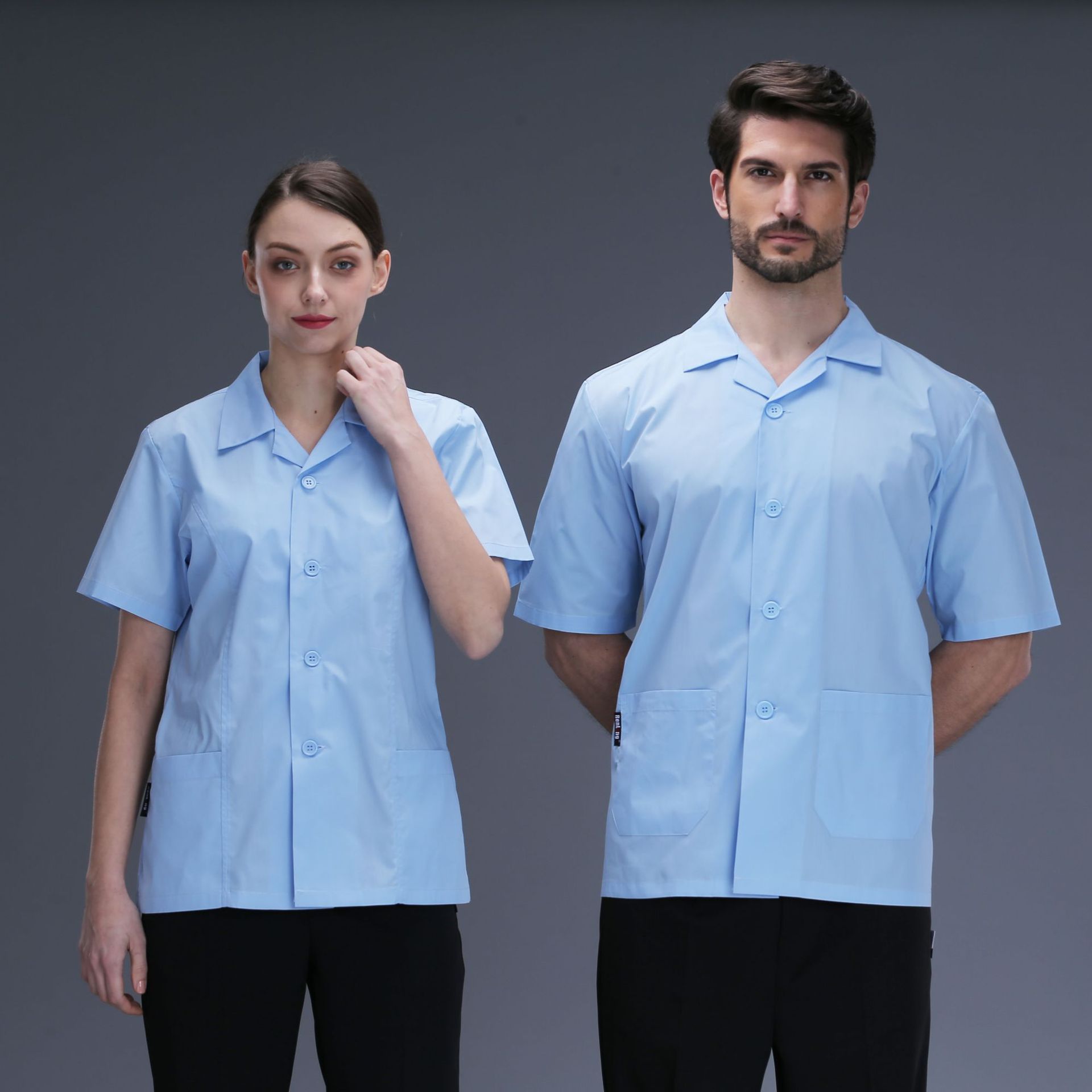 Ropa de chef Hombre Manga larga Blanco Transpirable Logotipo Bordado Comedor Hotel Tooling Comedor Chef Ropa de trabajo