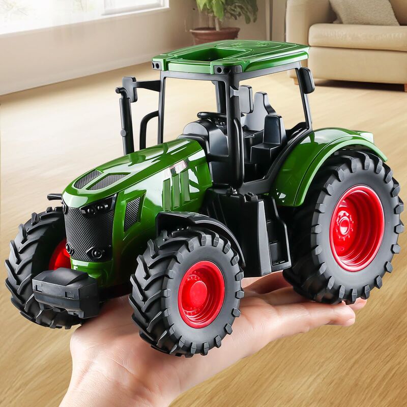 Large tractor model harvester simulation farm engineering truck transporter toy car model boy gift wholesale