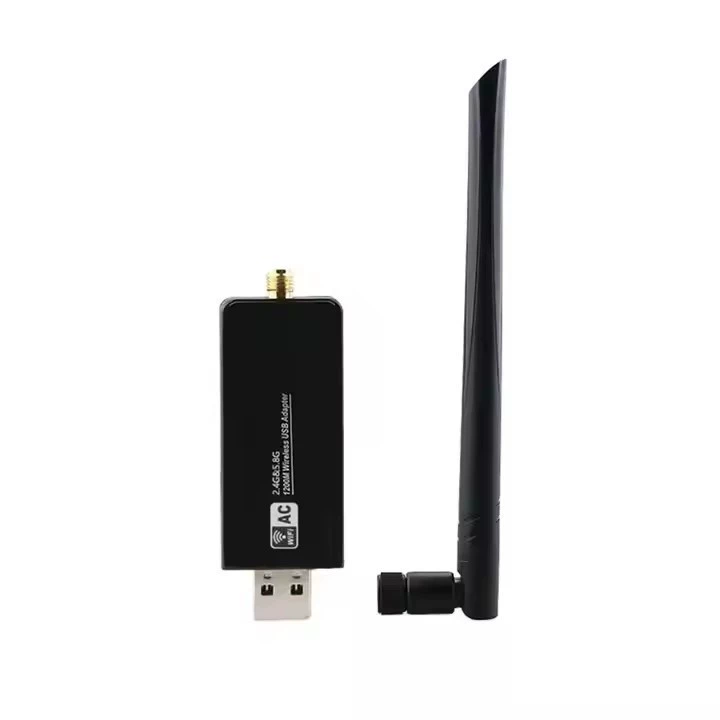 Беспроводная сетевая карта RTL8812AU 2.4G/5.8G, 1200 м, двухчастотная беспроводная сетевая карта, высокоскоростной Wi-Fi-адаптер