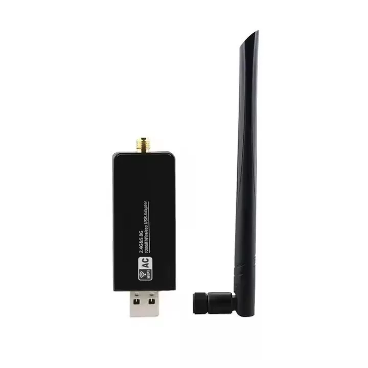 Беспроводная сетевая карта RTL8812AU 2.4G/5.8G, 1200 м, двухчастотная беспроводная сетевая карта, высокоскоростной Wi-Fi-адаптер