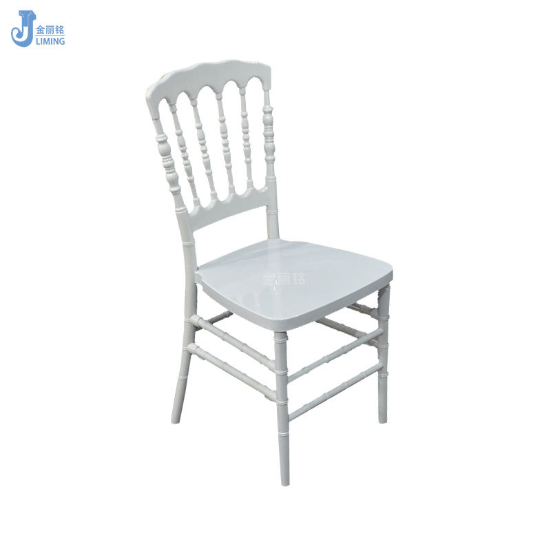 Boda Silla de bambú Boda boda blanco cristal silla acrílico PC Silla de plástico transparente estilo europeo silla desmontable Silla de resina