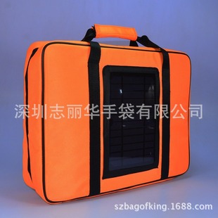 In Stock 3.5W Solar Charging Tool Bag for Mobile Phones/Tablets/Sun Charging Briefcase
