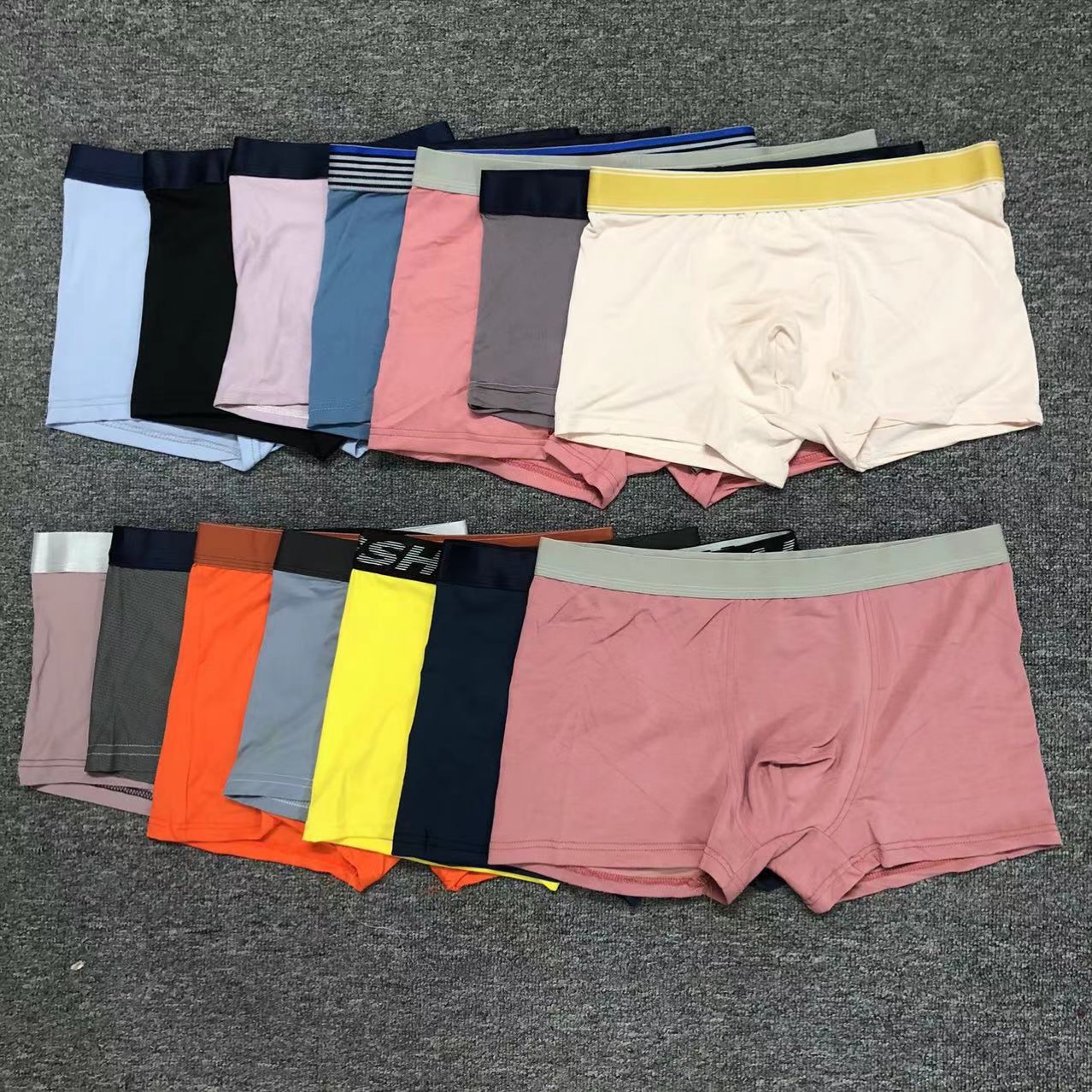 Mix ropa interior para hombres pantalones para niños bóxer pantalones cortos de cuatro esquinas para hombres y adolescentes stock panty