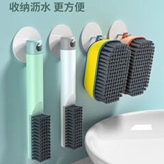 オリジナルの長い柄の靴のブラシの柔らかい毛の家庭は靴のプラスチックを傷つけません。
