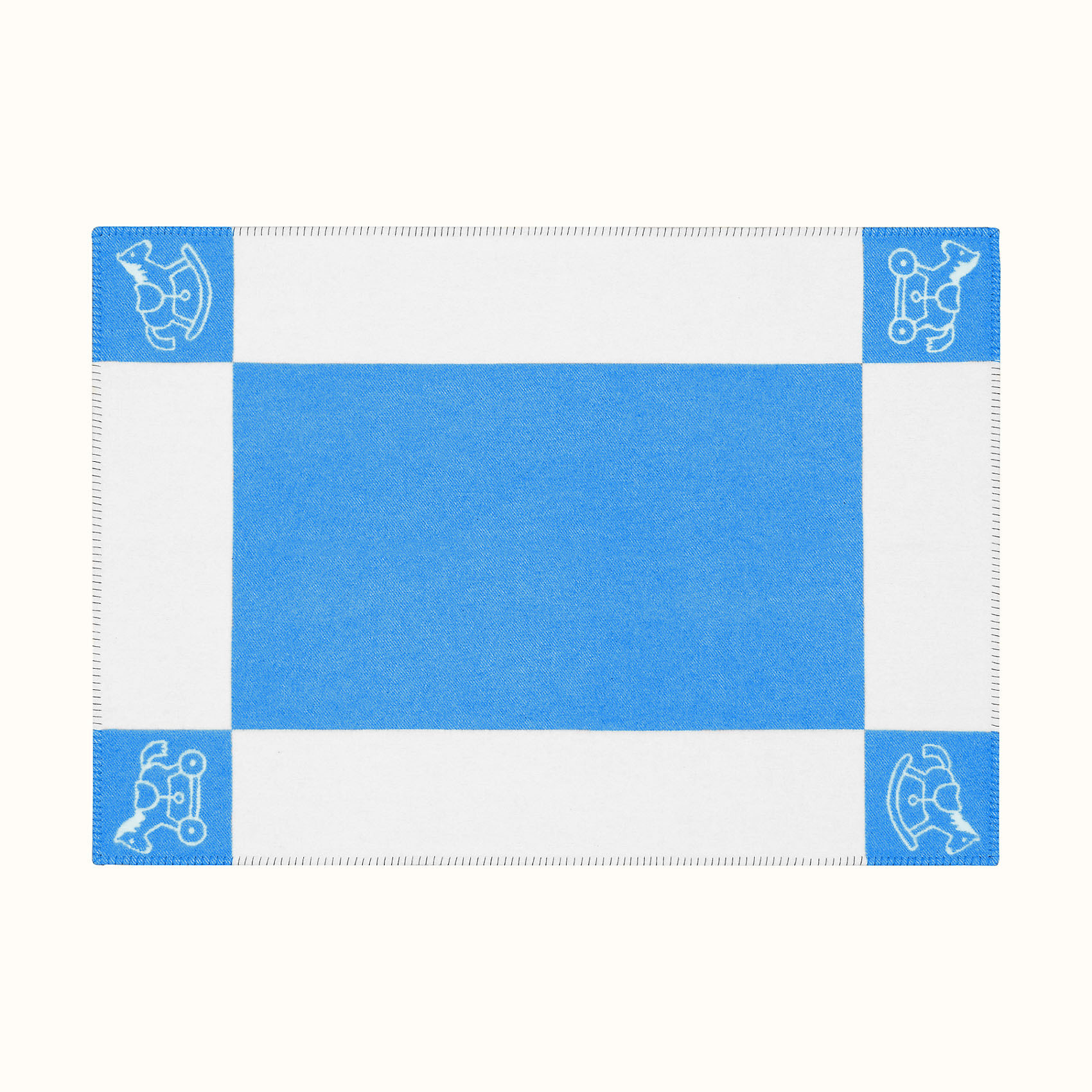 Pony Wool Blanket H Blanket baby Pink Blue Pony Pattern Wool Blanket baby Blanket Decorative Cover Blanket H Knitted Blanket