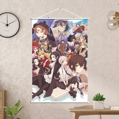 動漫二次元周邊文豪野犬太宰治掛畫捲軸牆畫掛畫60X90CM裝飾畫