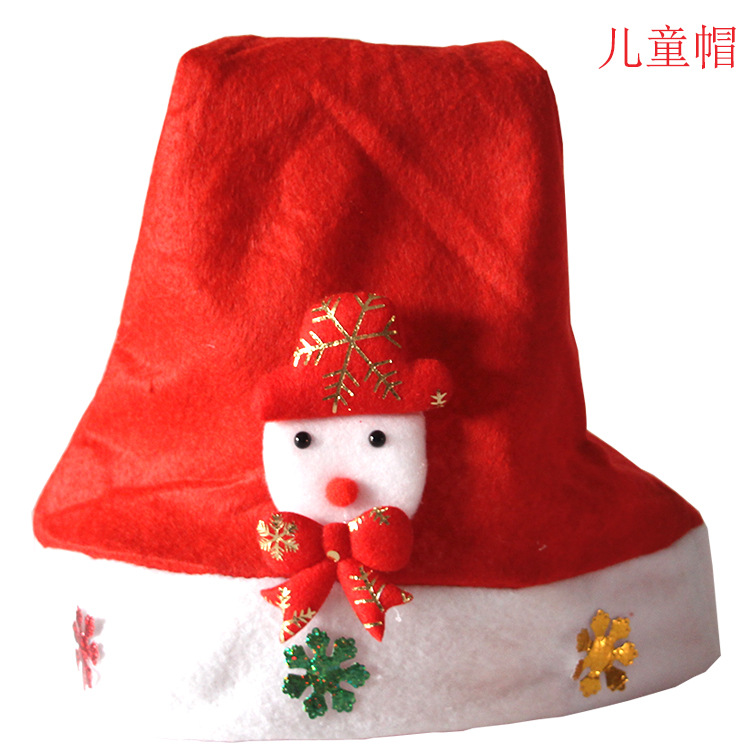 Navidad sombrero decoraciones adulto Santa Claus sombrero rojo niños Navidad sombrero Navidad decoraciones regalos