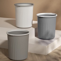 プラスチック製の家庭用キッチンゴミ箱、見栄えの良い寝室のトイレ、シンプルなバスルームゴミ箱、手頃な価格で耐久性があります。