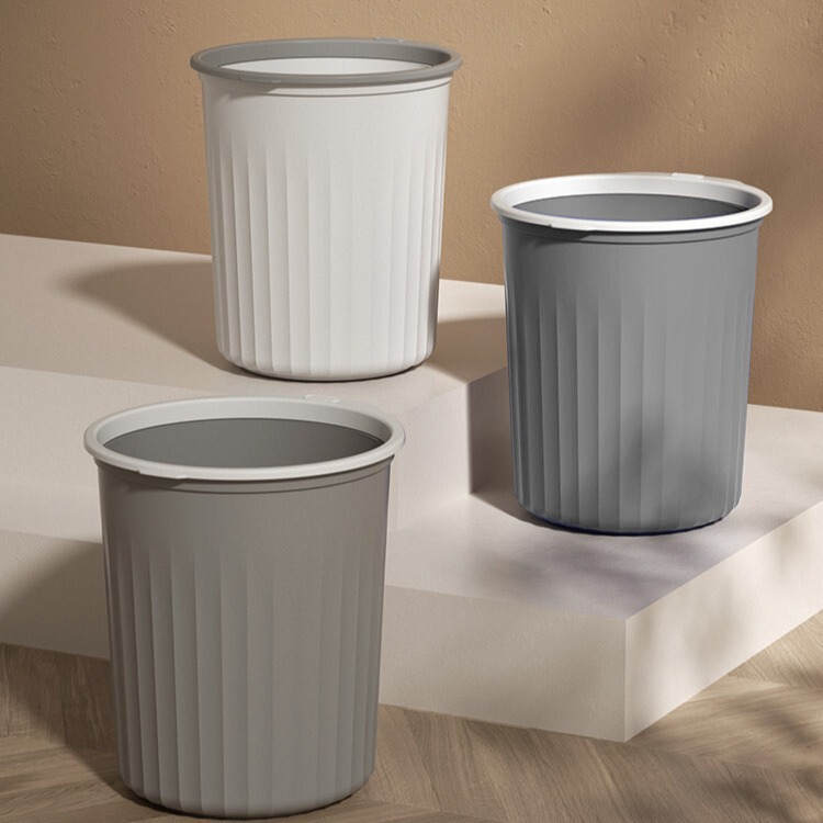 Plastic Household Kitchen Trash Can, Good-Looking Bedroom Toilet, Simple Bathroom Trash Can, Affordable and Durable Plastic Household Kitchen Trash Can, Good-Looking Bedroom Toilet, Simple Bathroom Trash Can, Affordable and Durable