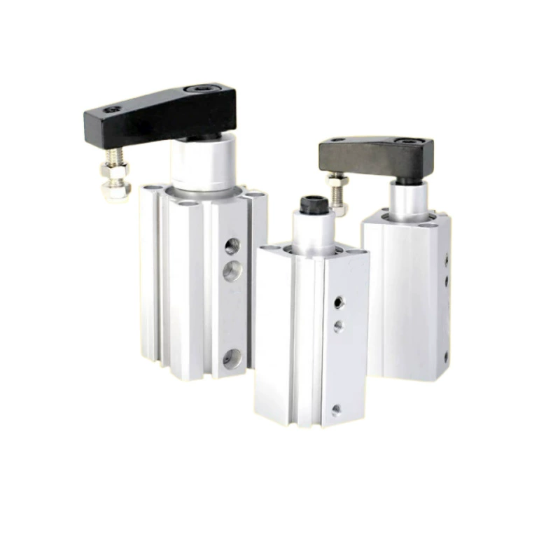 Пневматический поворотный зажимной цилиндр QCK/MKB16/32-10L-20R/25/40/50/63 угол нажмите вниз 90 градусов