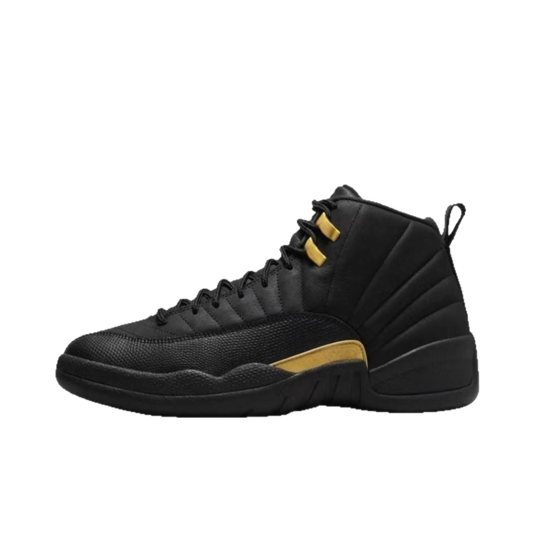 Zapatillas de Baloncesto de Caña Alta para Hombre AJ12 de Cuero Sintético, Antideslizante, para Deporte