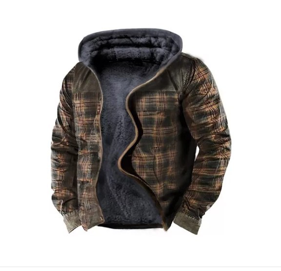 Chaqueta acolchada de algodón de invierno engrosada forrada con forro polar de invierno para hombres de invierno forro de doble capa de terciopelo grueso Abrigo acolchado de algodón cálido chaqueta acolchada de algodón