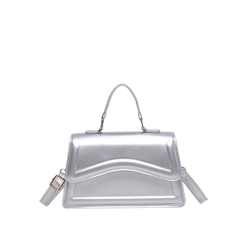 Bolsa cuadrada para mujeres 2024 invierno nueva moda bolso de hombro de color caramelo bolso de moda bolso de mano de moda simple bolso inclinado