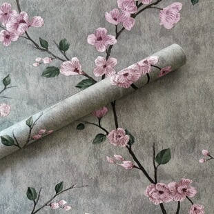 3d printed emerald flower wallpaper pvc moisture-proof self-adhesive paper bedroom living room TV background wall decorative wall stickers