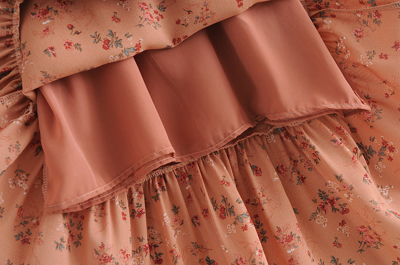 Floral Print Slim Strap Dress NSAM20622