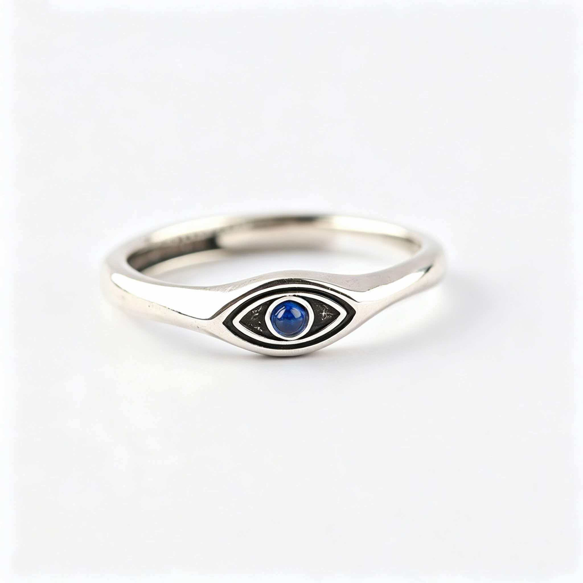 Minimalistisk herrring i thaisilver retro stil accessoar_voghion.com