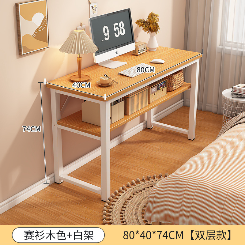 Escritorio chica dormitorio mesita de noche rectangular simple casa de alquiler escritorio blanco simple escritorio de la computadora
