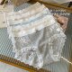 Grade 10A Sexy Lace Girls Pure Cotton Women's Underwear Pure High Elastic Skin-friendly Mid-waist Comfortable Breathable Underwear for Women
