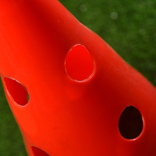 30cm thickened round bottom with hole sign bucket football training equipment hurdles obstacle roadblock training cone plastic