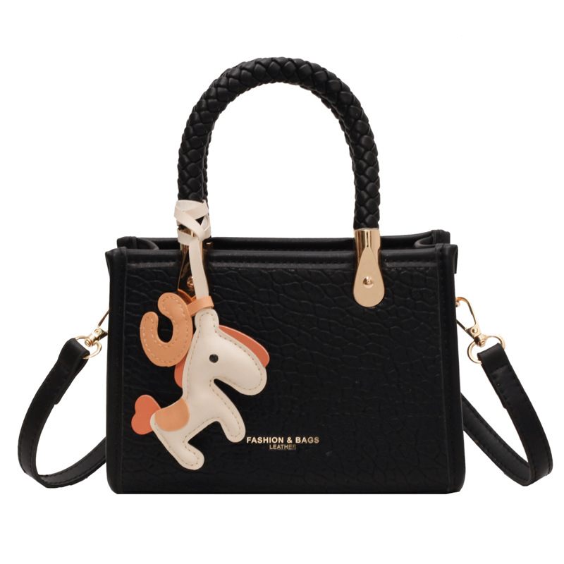 Bolso de mano transfronterizo para mujer 2025 nuevo estilo coreano simple y moderno bolso cuadrado pequeño bolso de mensajero de hombro de moda de viaje salvaje