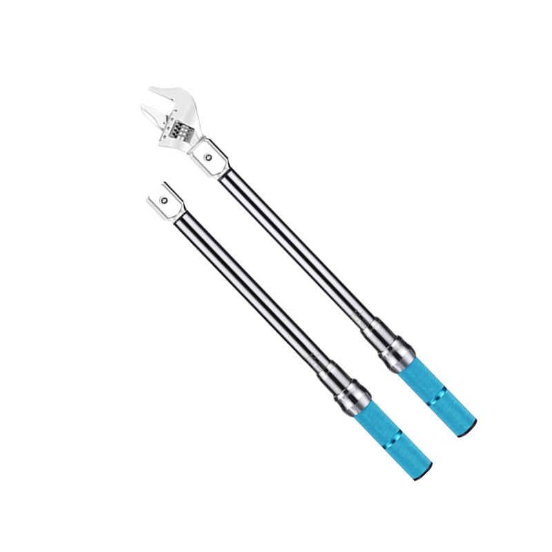 Llave de torque abierta cabeza reemplazable de alta precisión ajustable preestablecido par conversión cabeza móvil llave de enchufe