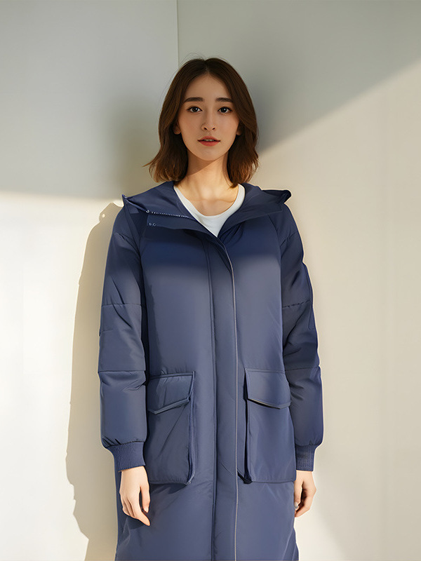 130-320 Plus Size Women's Winter Cotton Outwear 2025 New Slightly Fat mm Reversible Outwear over the Knee Long Outwear