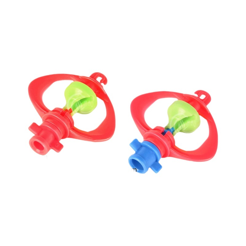 Rojo marco rojo rociador micro-rociador invernadero agrícola invertido suspensión 360 grados rotación automática horticultura rociador riego