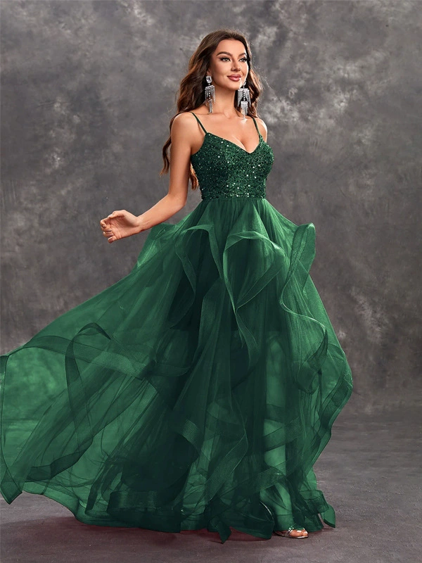 (Cross-border trading), evening dress, lifting effect