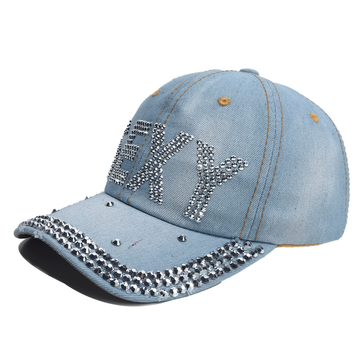 Denim Baseball Cap (Mosey) Unisex, Adjustable 56–58 cm, Summer Sun Hat