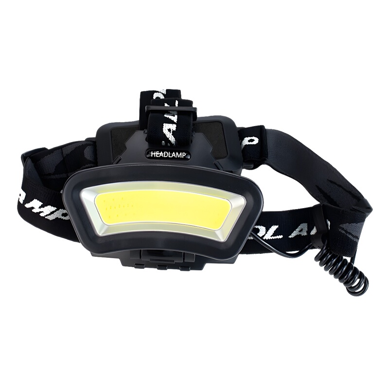 Strong Light, Ultra-Bright, Rechargeable Cob Floodlight, Head-Mounted Repair Outdoor Work Light, Led Lighting, Waterproof Plastic Headlamp