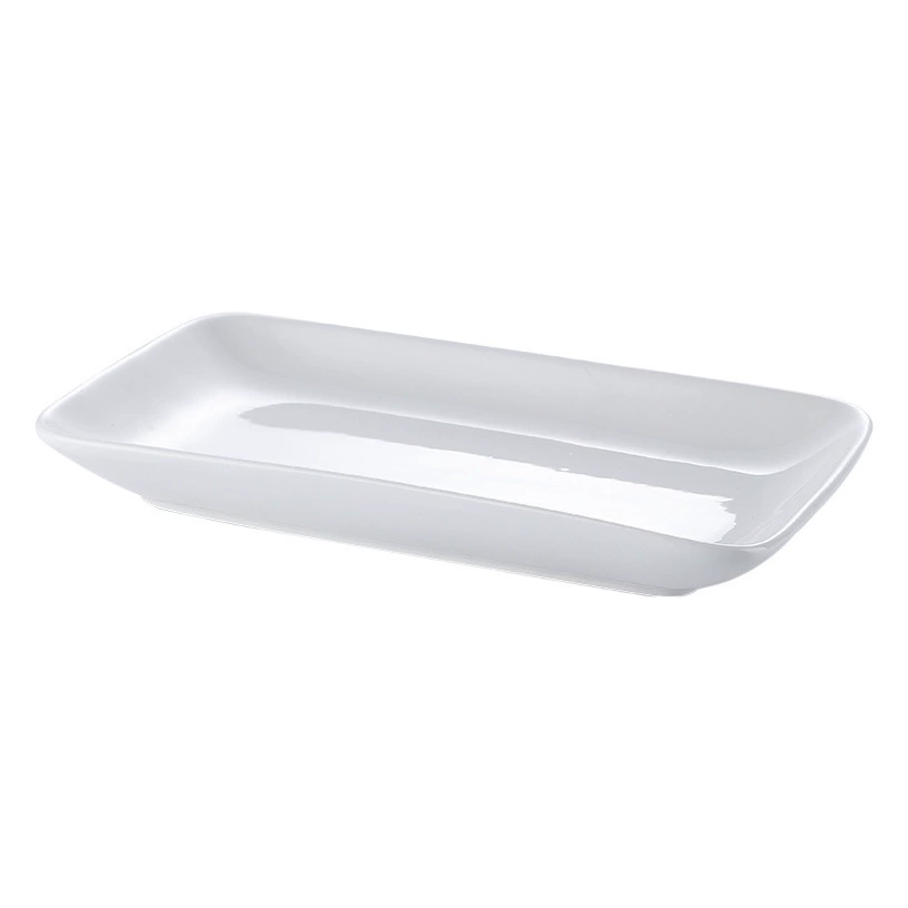 Отель чистый белый рис роллы пластины керамические прямоугольные суши пластины рисовые роллы пластины барбекю пластины творческие закуски прямоугольная посуда