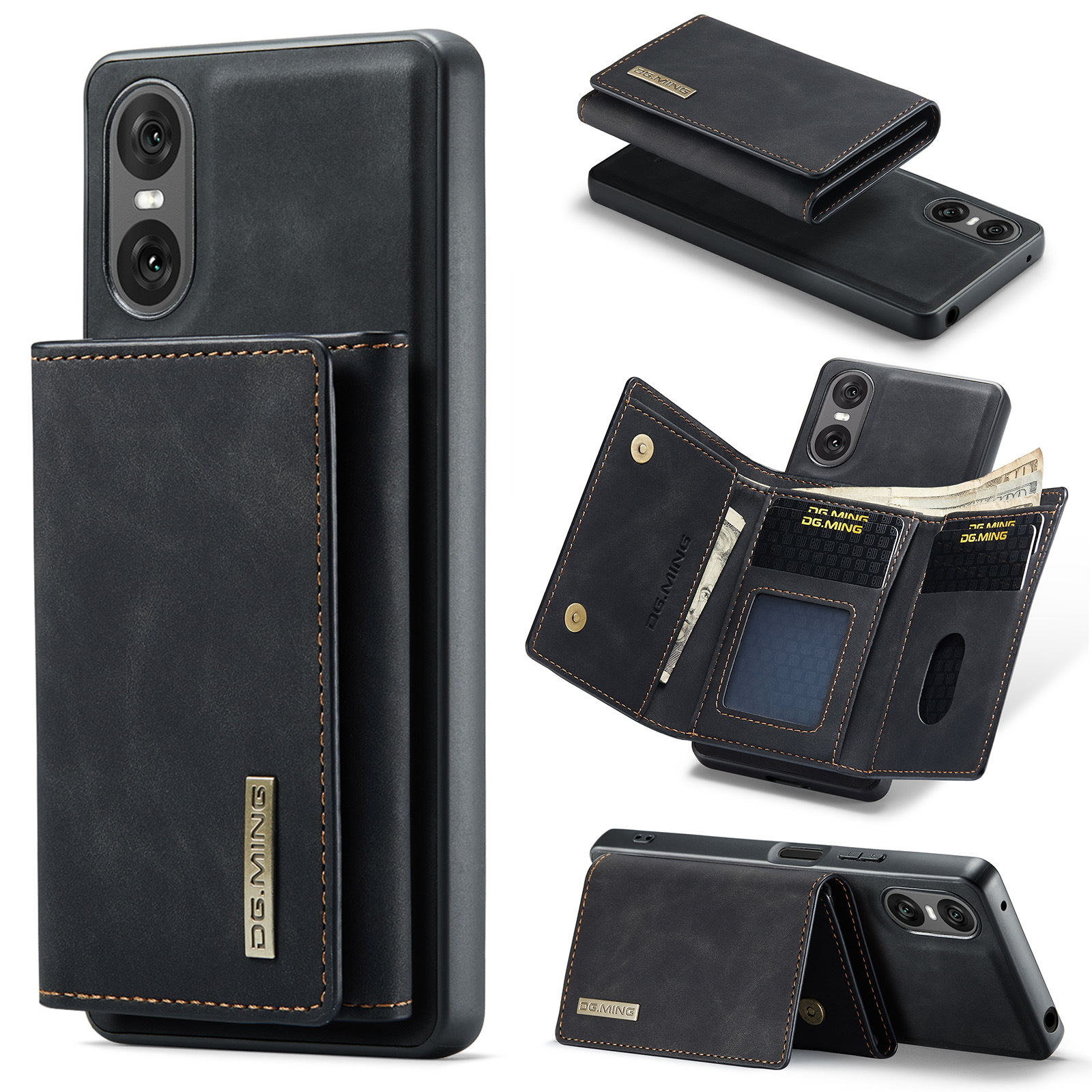 M1 for Sony Xperia 10 VI Protective Case Xperia 1VI Magnetic Split Wallet Phone Case 2024_voghion.com