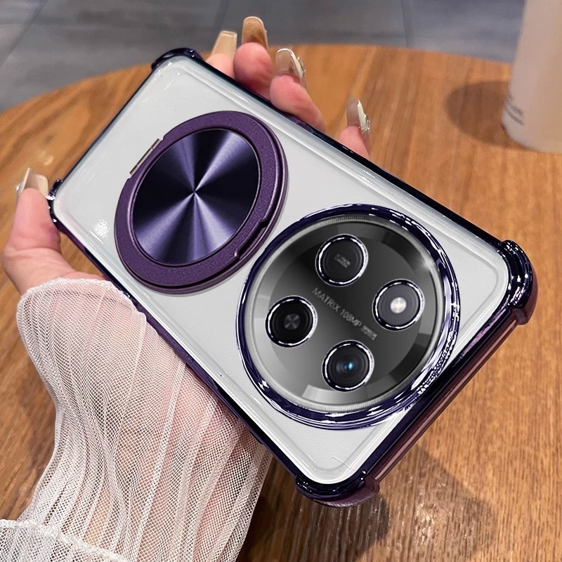 Honor X70携帯電話ケース、エアバッグ落下防止ソフトケース、Honor X60減圧回転式磁気スタンド保護カバーに適用|undefined