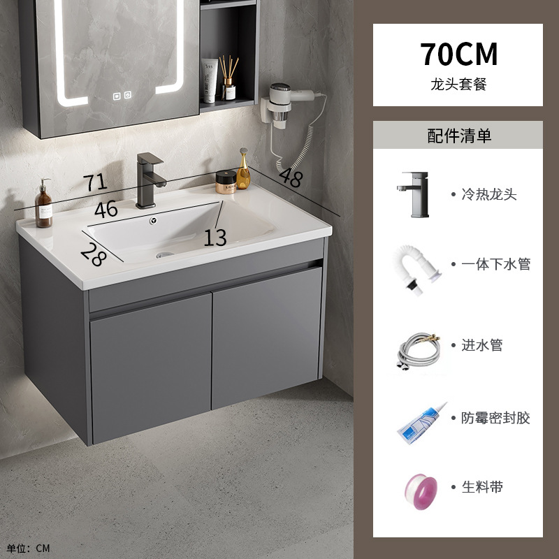 Mayorista espacio de aluminio tipo pared lavabo gabinete combinado cerámica baños de casa pequeña piscina lavabo hotel