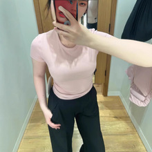 lulu同款瑜伽健身经典百搭all it takes tee螺纹短袖女休闲T恤运