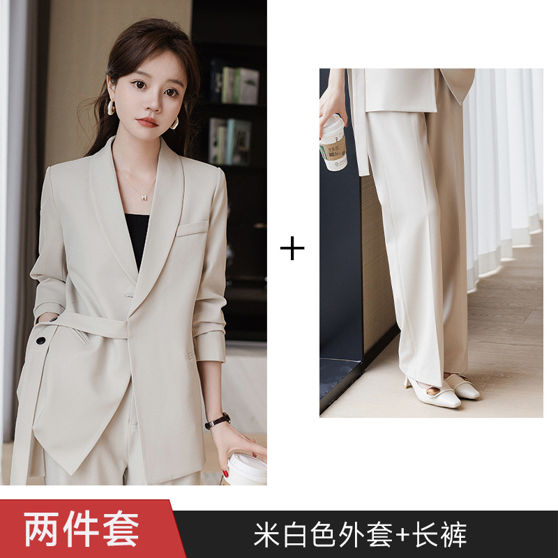 西装套装女装高级感职业装正装时尚休闲西服外套西装女阔腿裤套装|undefined
