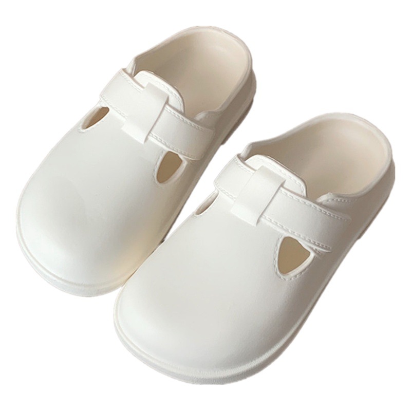 Zapatos planos casuales al aire libre para estudiantes mujeres de primavera y otoño de verano de EVA de fondo suave sensación de mierda de Punta cerrada personalidad simple Boken zapatos