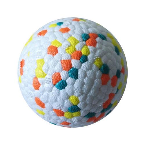 Meianju popping ball, high elasticity and lightweight popcorn ball, bite-resistant and molar pet toy, solid toy ball for dogs
