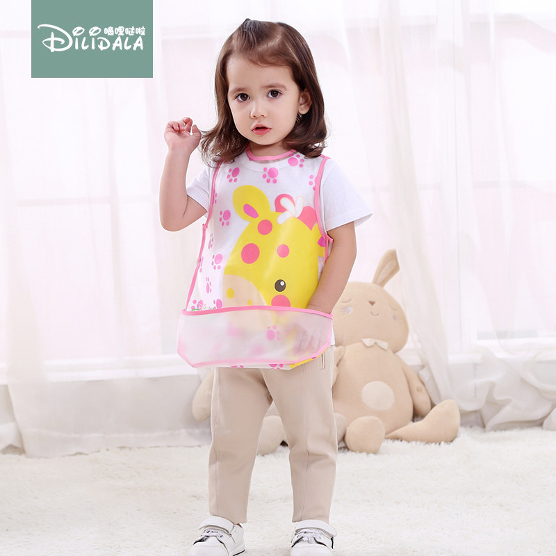 New Baby Saliva Bib Eva Waterproof Kidsren's Bib Baby Rice Bag Infant Bib Autumn and Winter Thin