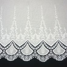 立体刺绣 棉布 现货供应 花布绣 牛奶丝凸起小花朵 小清新服装辅