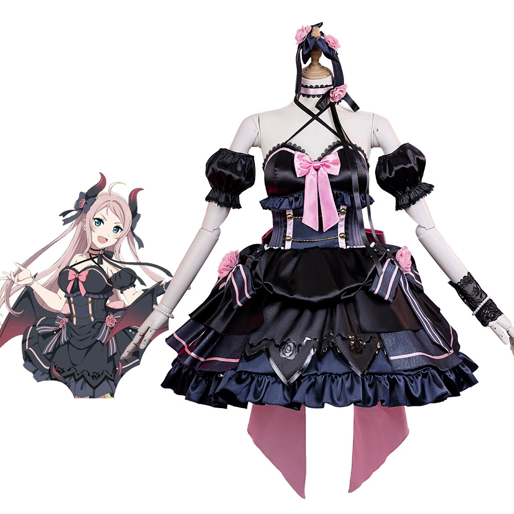 Женская юбка Lovelive Rakisaki Friends Club Demon Group Zhong Lanzhu 2D Cos Anime Game CG1865