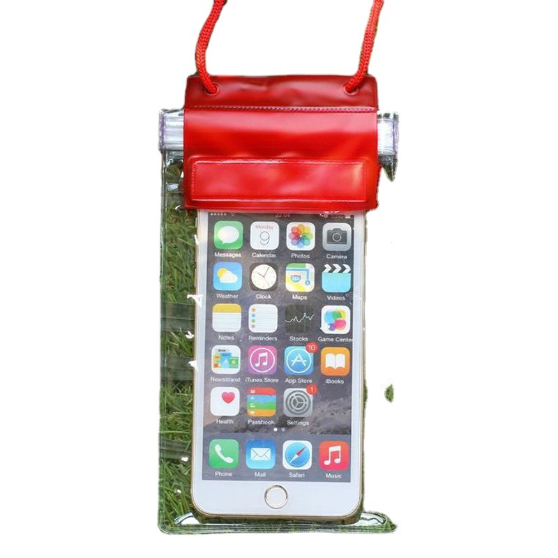 70% off Transparent Large Mobile Phone Waterproof Bag Outdoor Hot Spring Swimming Three-Layer Sealed Mobile Phone Bag Takeout Special Protection