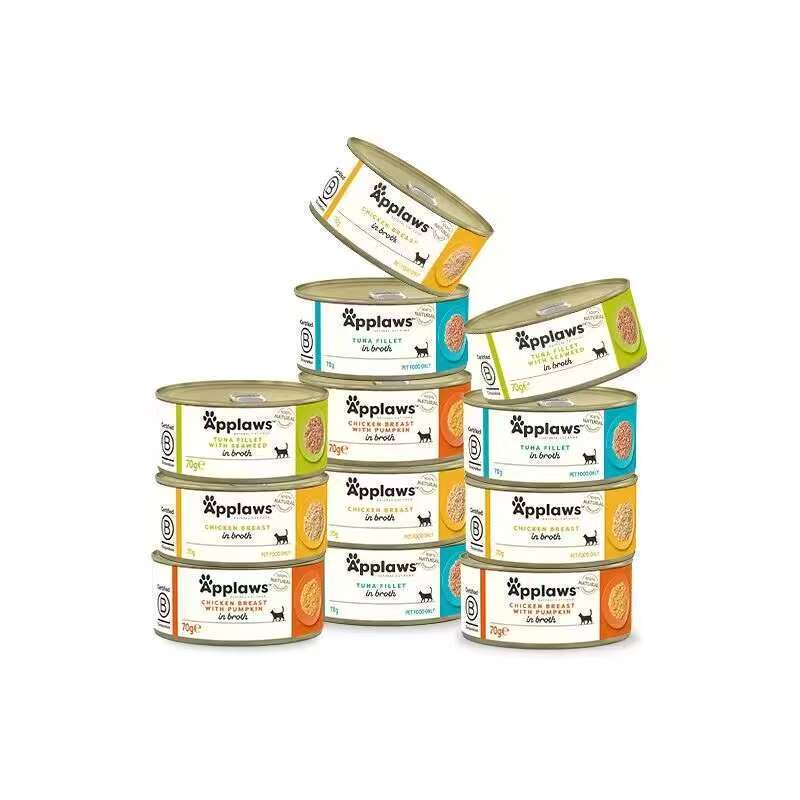 Thailand Applaws Imported Cat Canned Cat Snacks Nutritional Hydrating Wet Food Chicken Canned 70g