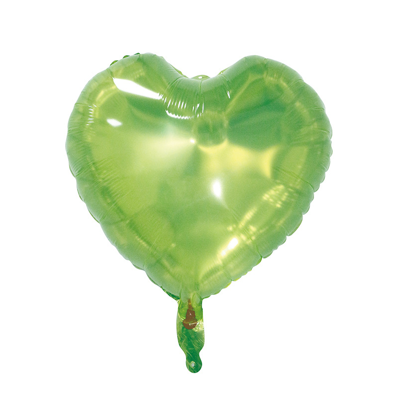 18 pulgadas amor globo de aluminio boda Día de San Valentín Día de Año Nuevo decoración suministros sala de bodas en forma de corazón globo de papel de aluminio