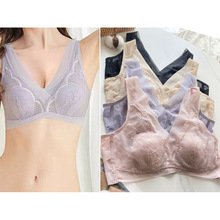 AM家平替款日单轻痒光面蕾丝薄美背文胸