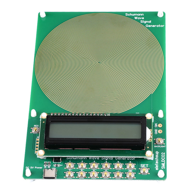 Schumann wave generator pure sine frequency adjustable 7.83HZ signal generator 0.01Hz ~ 100000Hz